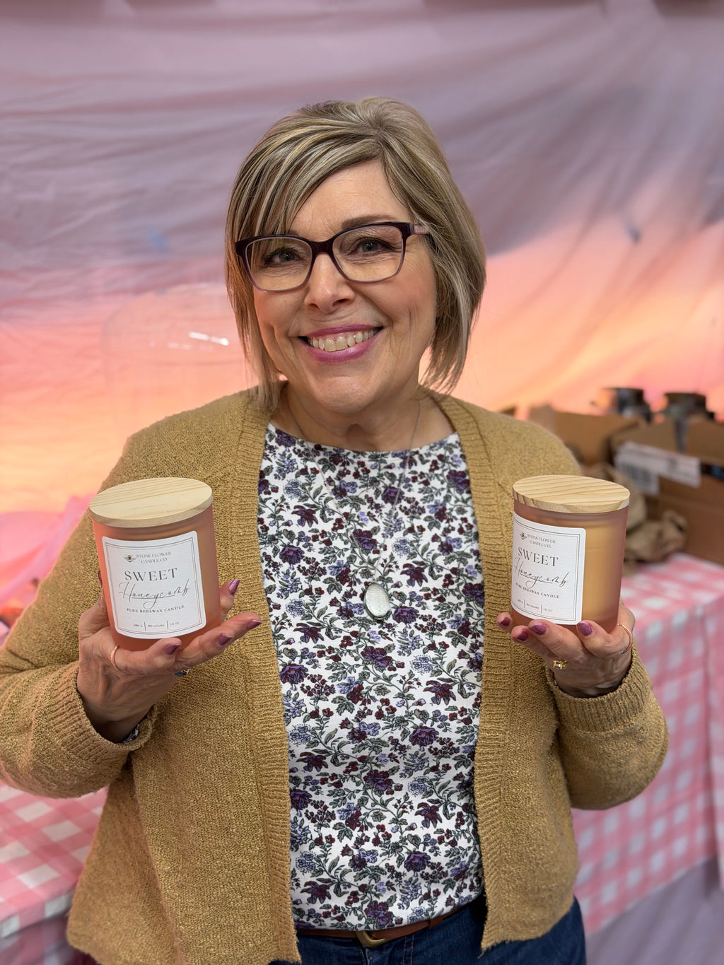 Make & Take 10oz Beeswax Candle